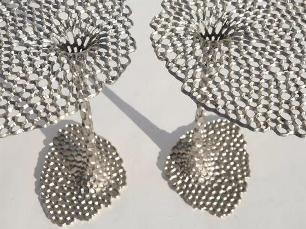 Ash: A White Bronze Sculptural Table