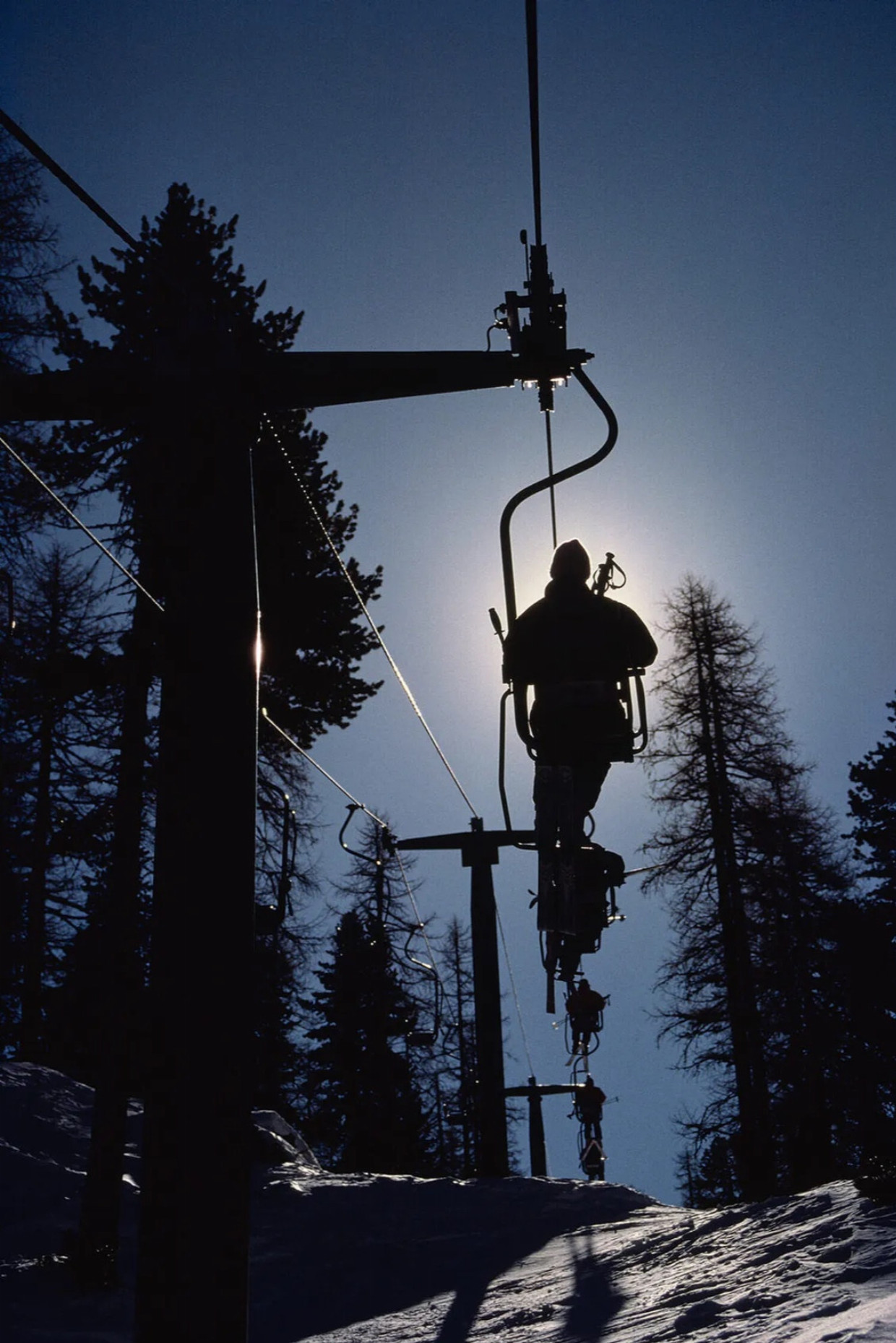 Tofana ski lifts at Cortina D'Ampezzo