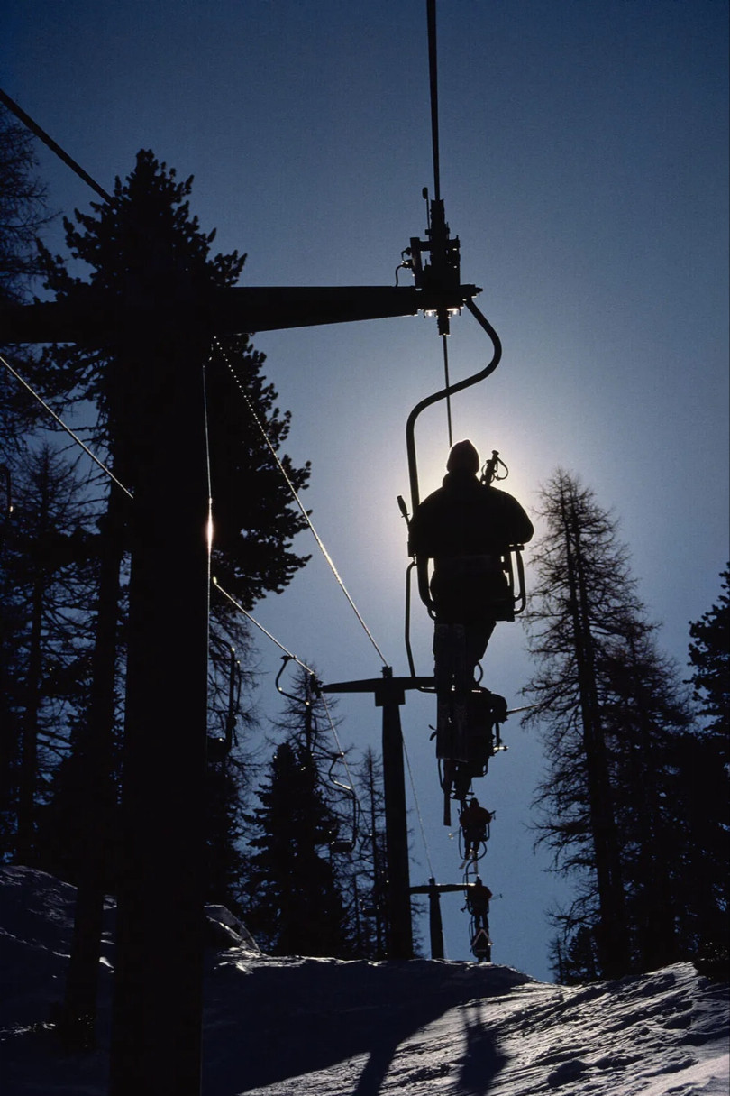 Tofana ski lifts at Cortina D'Ampezzo