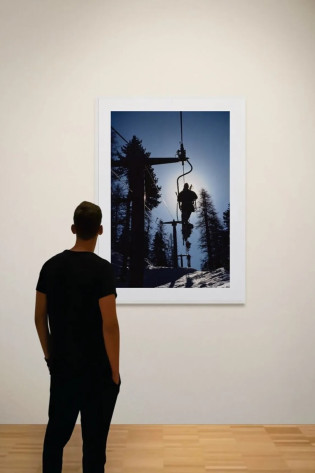 Tofana Ski Lifts at Cortina D’Ampezzo by Slim Aarons | ArtXchange