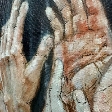 Self-portrait ambidextrous | Original Contemporary Artwork | ArtXchange
