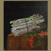 Dutch Still Life Painting with Asparagus & Currant | ArtXchange