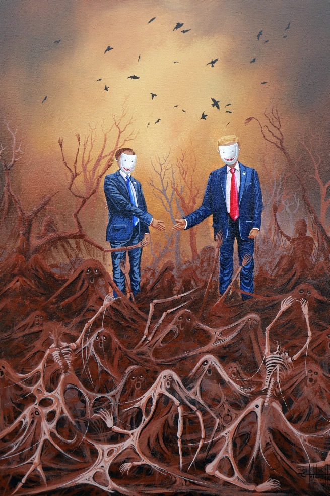 Peace Agreement - Original Acrylic Painting | ArtXchange