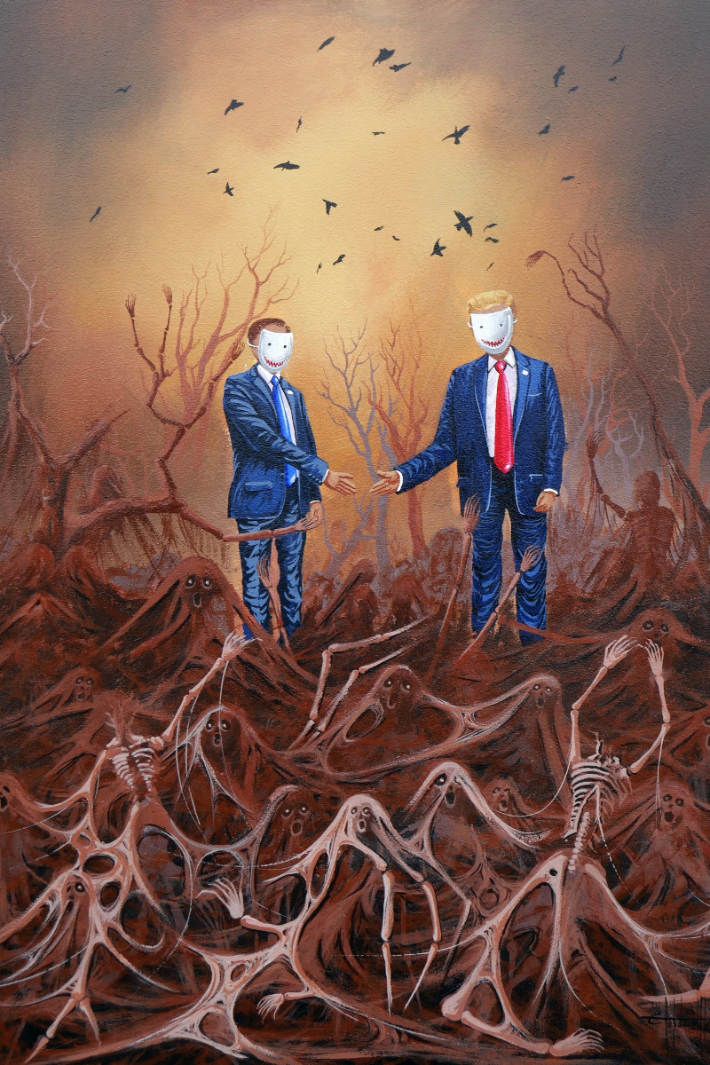 Peace Agreement - Original Acrylic Painting | ArtXchange