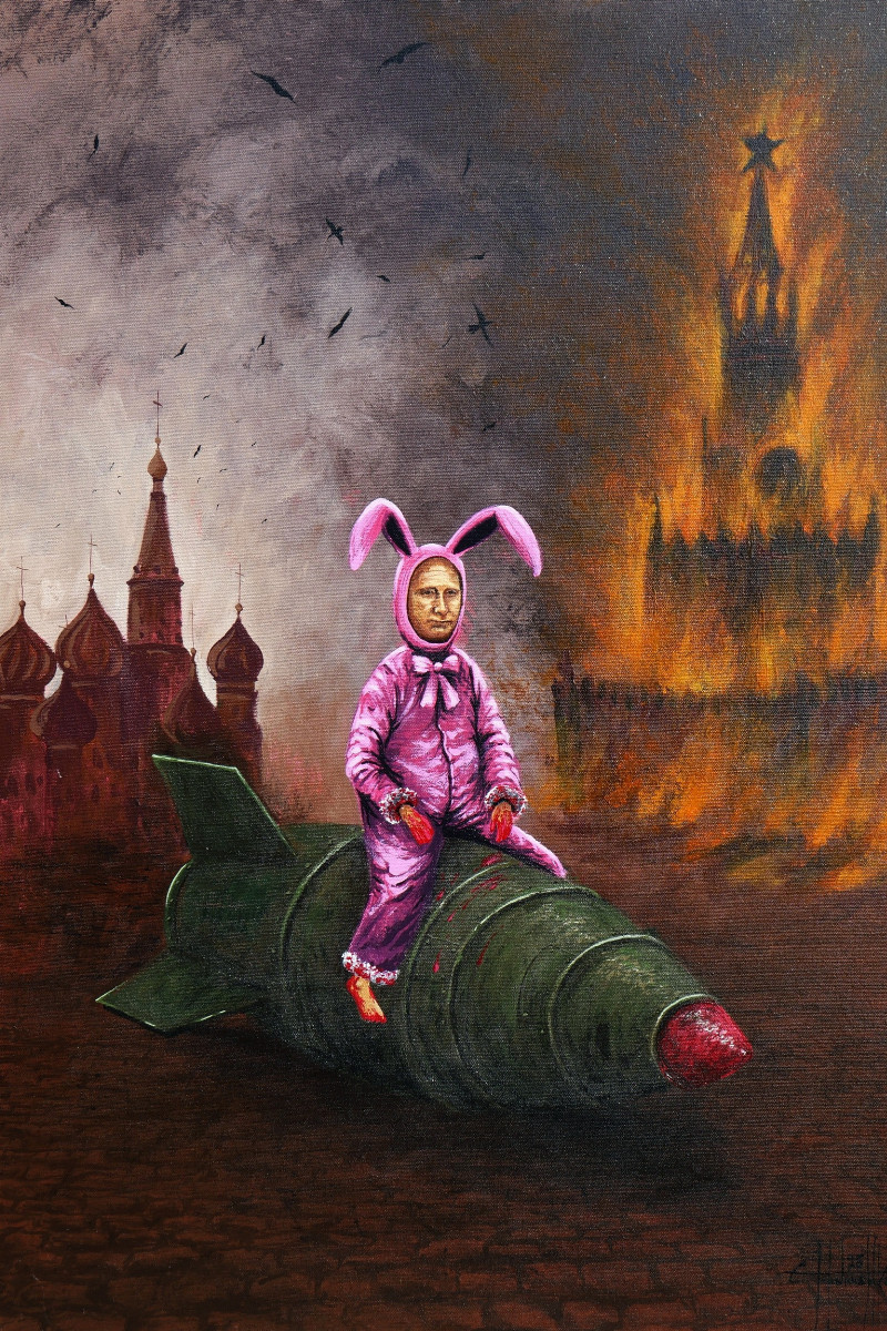 Horror Cannot Be Disguised | Original Contemporary Artwork | ArtXchange