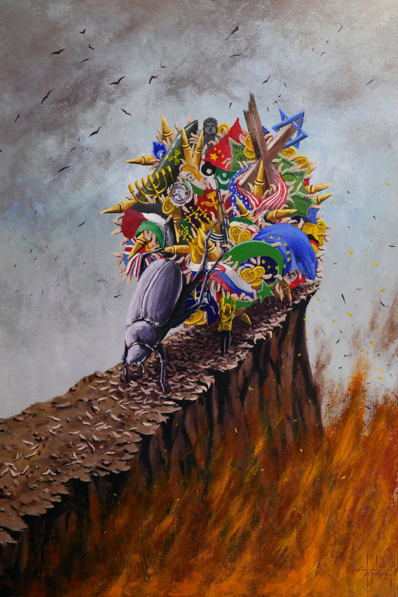 The World’s Shit Must Burn by Eugene Gorbachenko | ArtXchange