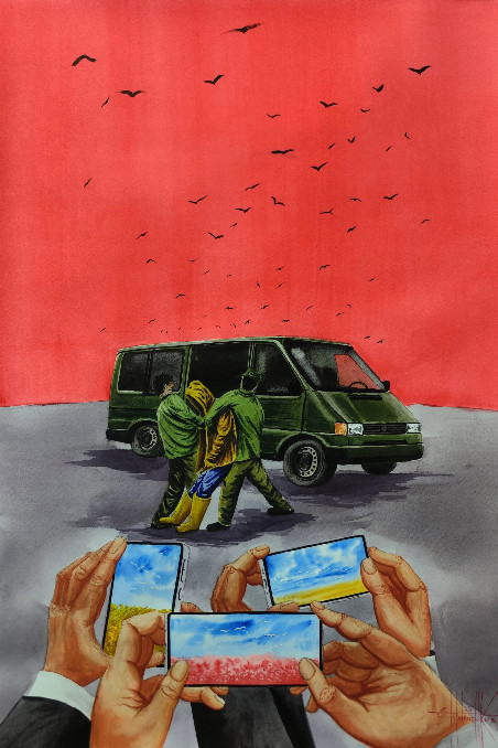 Happiness car by Eugene Gorbachenko | ArtXchange