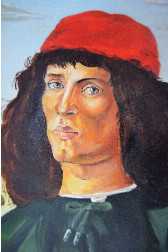 Copy of Sandro Botticelli - Portrait of a Man with a Medal of Cosimo the Elder
